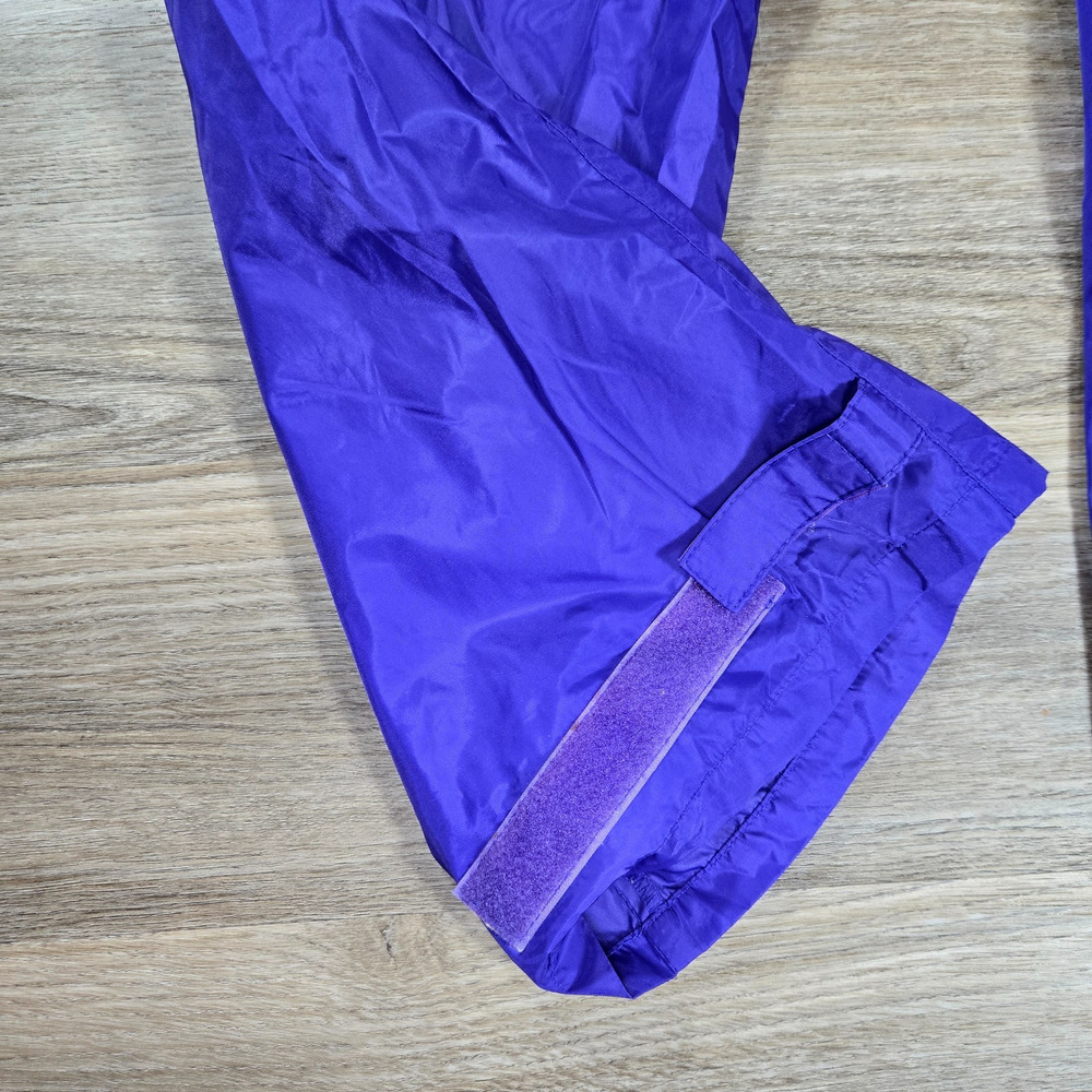 Vintage Woolrich Pack It Rain Pants Womens L Purple Packable Hiking Camping Vtg - Picture 6 of 15